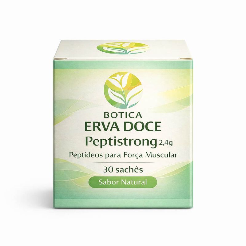 Peptistrong 2,4g 30 sachês: Peptídeos para Força Muscular