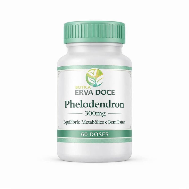 Phelodendron 300mg 60caps: Equilíbrio Metabólico e Bem Estar