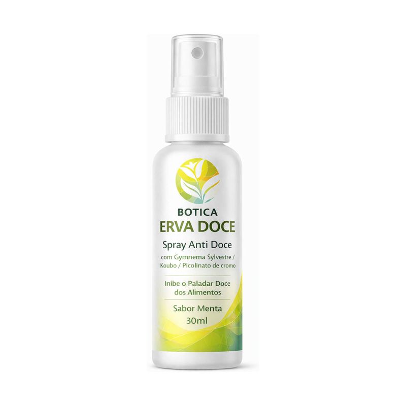 Spray Natural Redutor de Apetite por Doces 30ml Menta