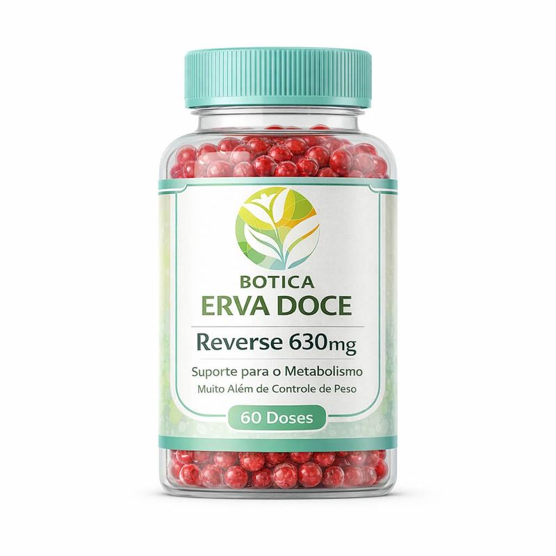 Reverse 630mg 60 cápsulas: Suporte para o Metabolismo