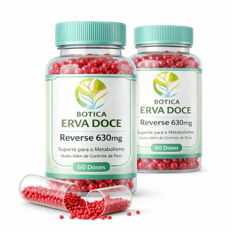 Reverse 630mg 60 cápsulas: Suporte para o Metabolismo