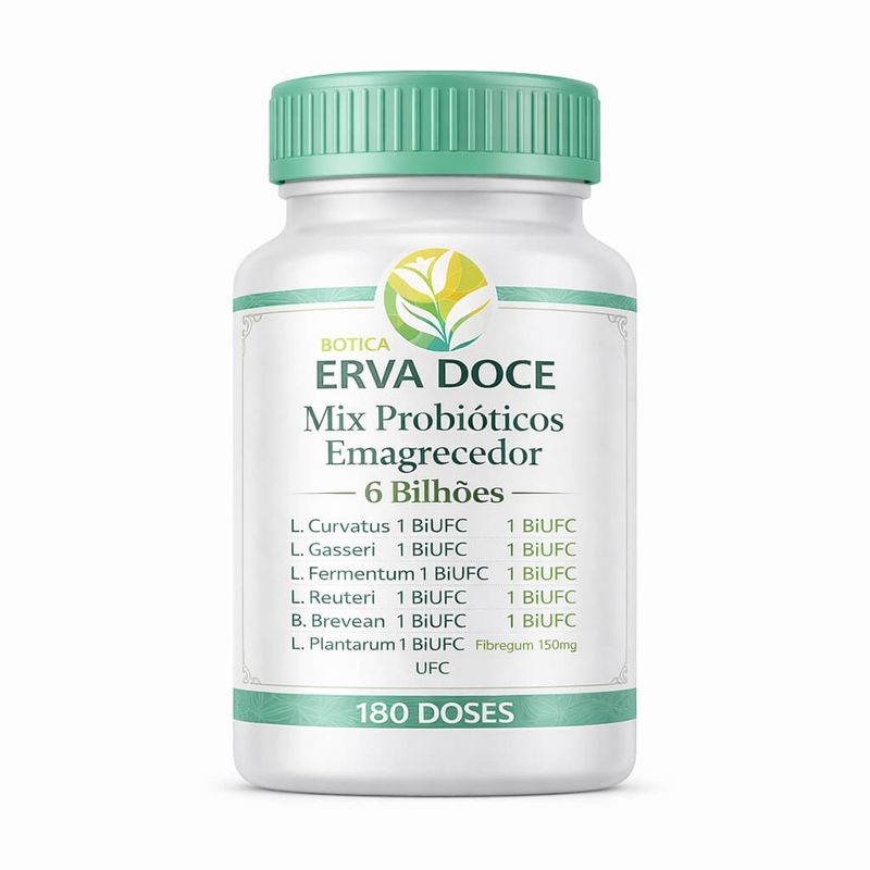 Mix Probióticos Emagrecedor 6 Bilhões UFC 180 Doses