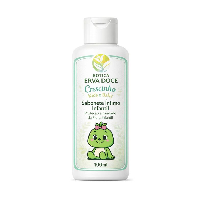 Sabonete Íntimo Crescinha Kids 100mL: Cuidado e Proteção