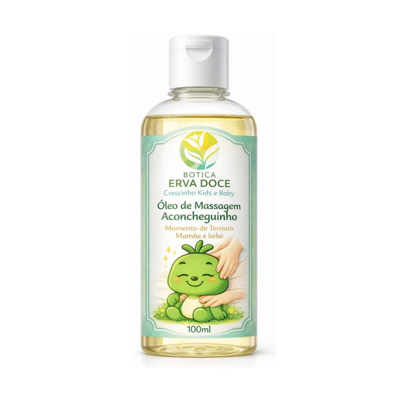 Óleo de Massagem Aconcheguinho 120mL Crescinho Kids e Baby