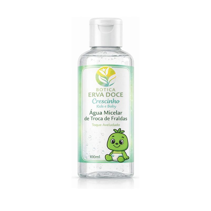 Água Micelar de Limpeza 100mL Crescinho Baby