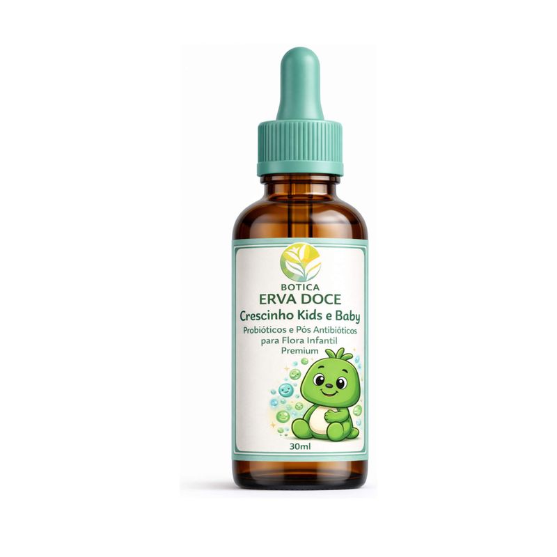Probióticos e Pós Antibiótico Premium Crescinho Baby 30mL