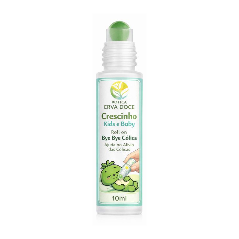 Rollon Anti Cólica Crescinho Kids e Baby 10mL Digestão Suave