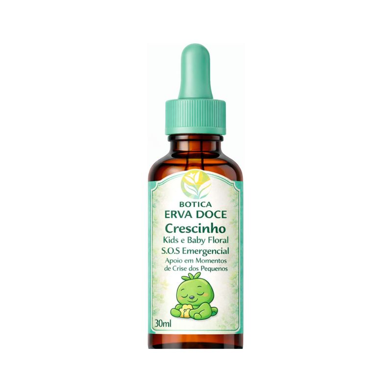 Floral Emergencial Rescue 30mL Crescinho Kids e Baby