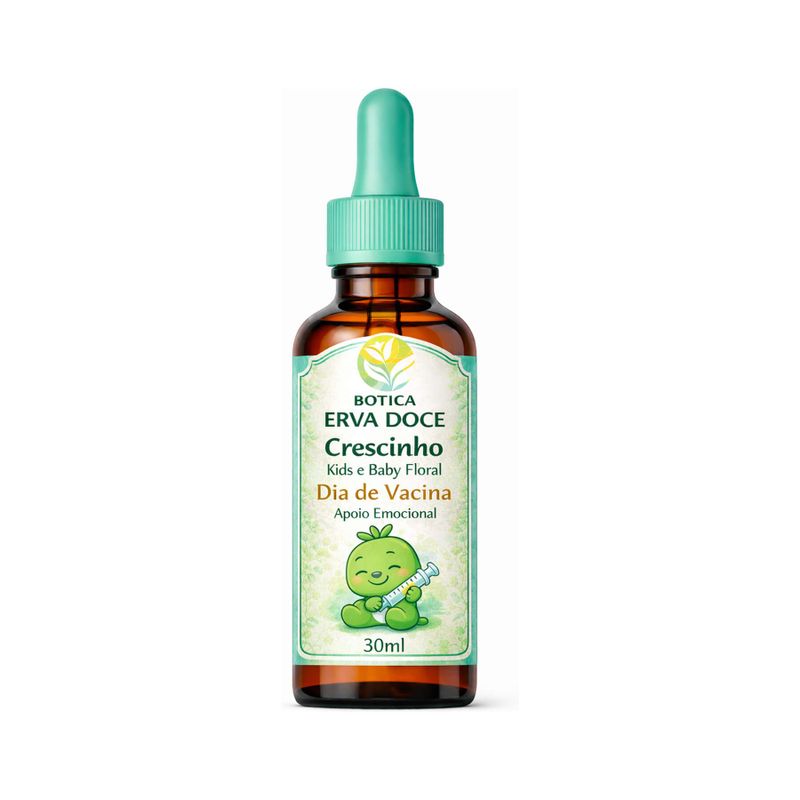 Floral Dia da Vacinação 30mL Crescinho Kids e Baby