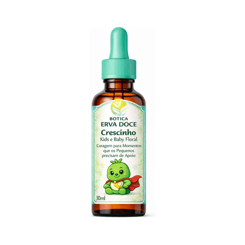 Floral Coragem Crescinho Kids e Baby 30mL Autoestima infantil