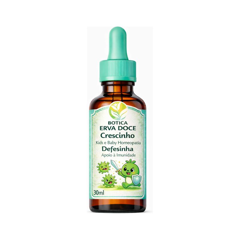 Homeopatia Defesa e Apoio da Imunidade 30mL Crescinho Kids