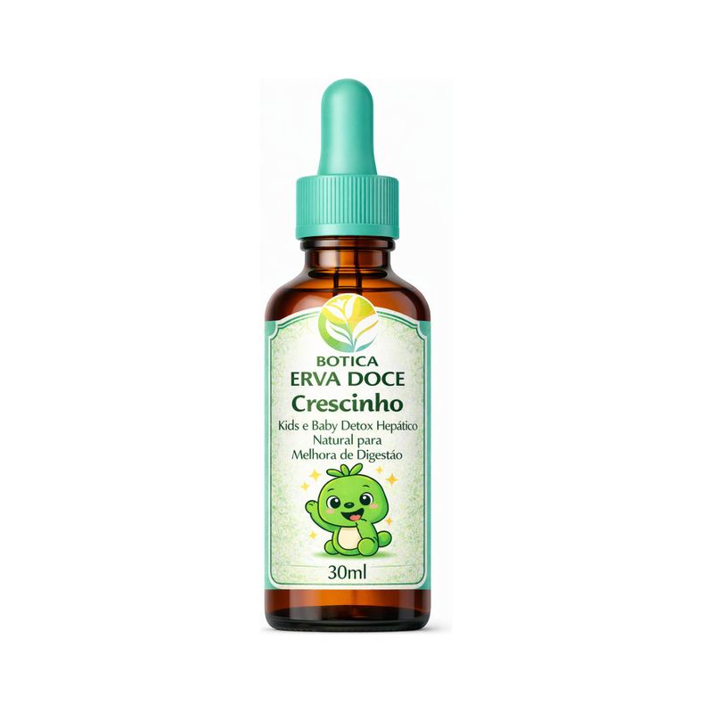 Homeopatia Hepatica Natural Infantil 30mL Crescinho Kids