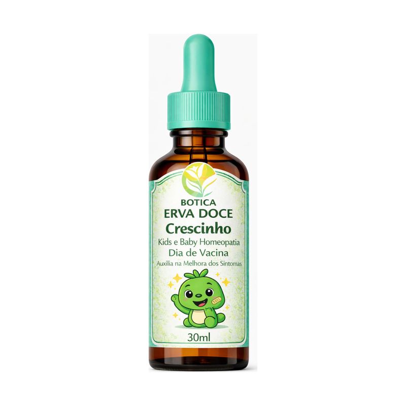 Homeopatia Dia da Vacinação 30mL Crescinho Kids e Baby