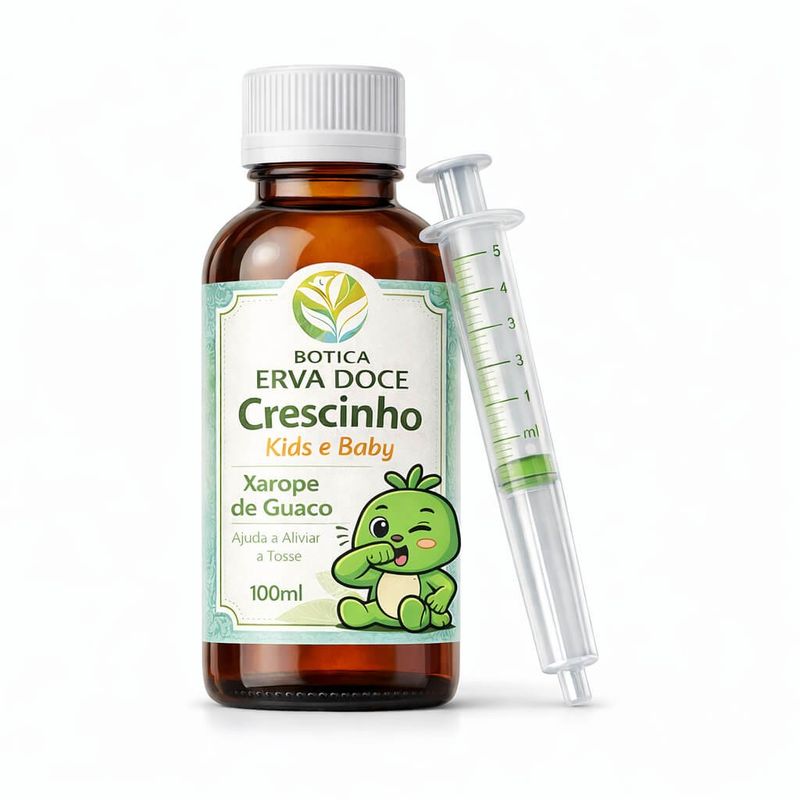 Xarope Guaco e Propolis Crescinho Kids 100mL: Alívio Natural