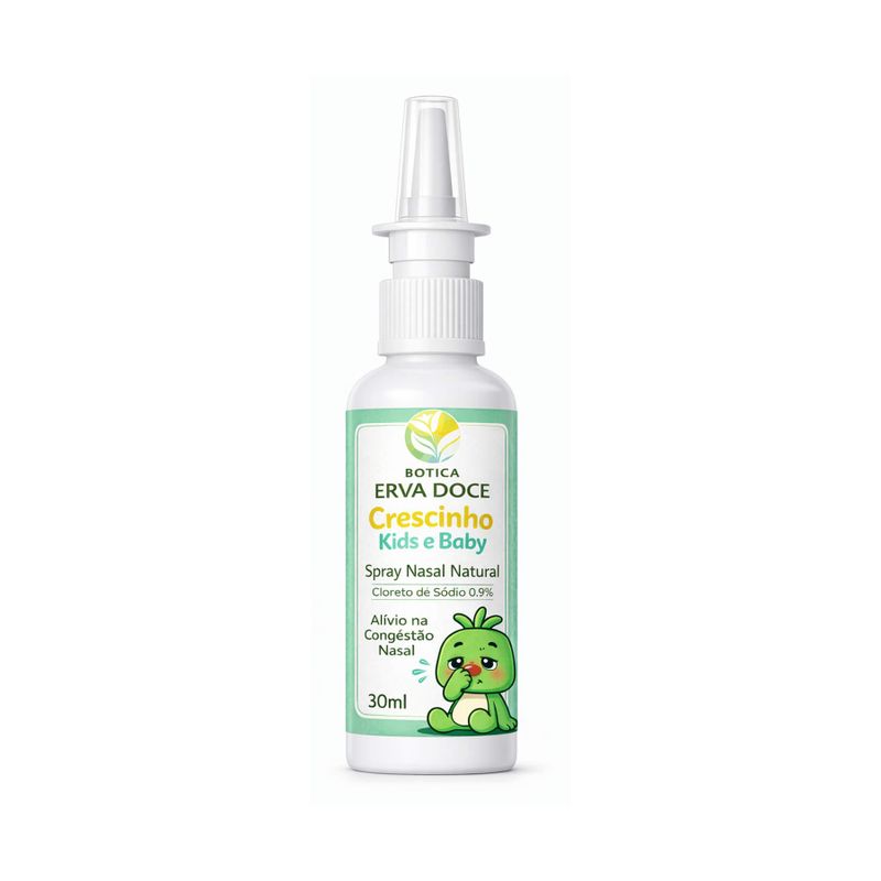 Spray Nasal Natural 30mL Crescinho Limpeza das Narinas