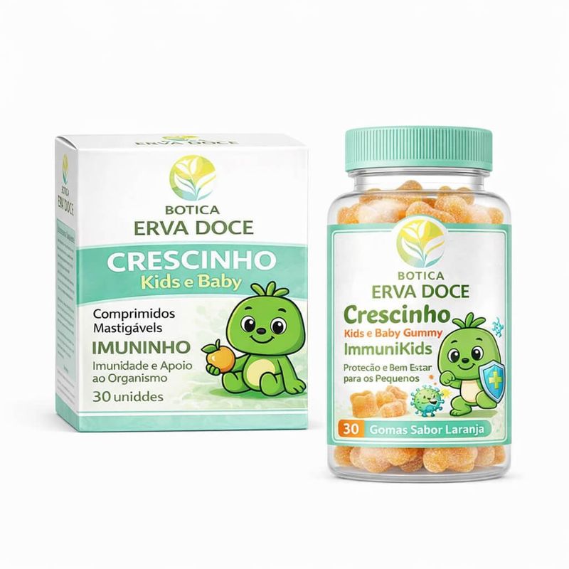 Kit Imunidade Feliz Crescinho Kids Prevenção e Fortalecimento