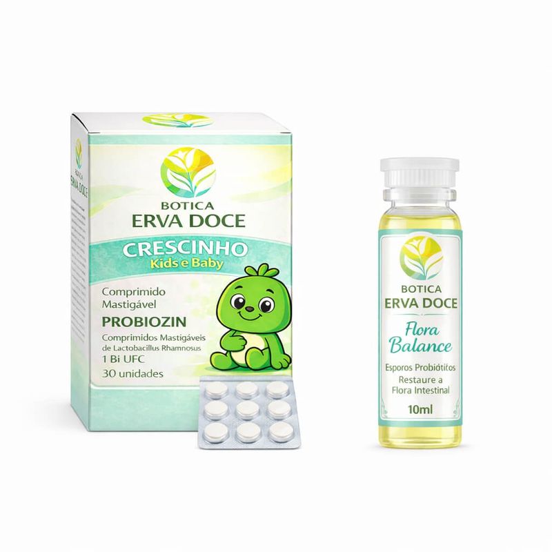 Kit Equilíbrio Intestinal e Imunidade Natural Infantil