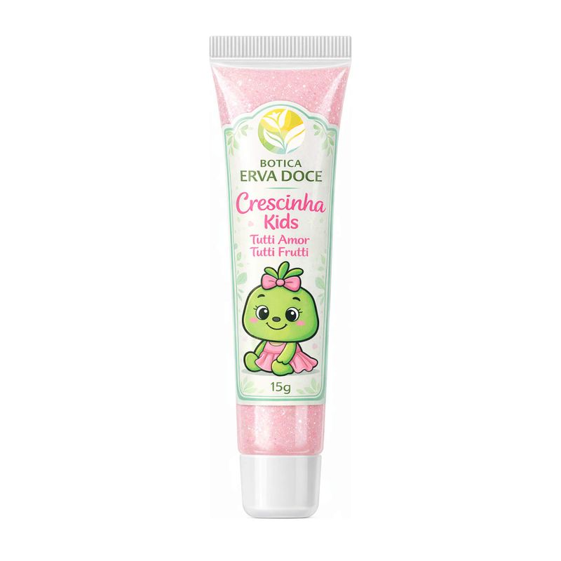 Gloss Tutti Amor 15g Crescinha Kids: Hidratação Saborosa