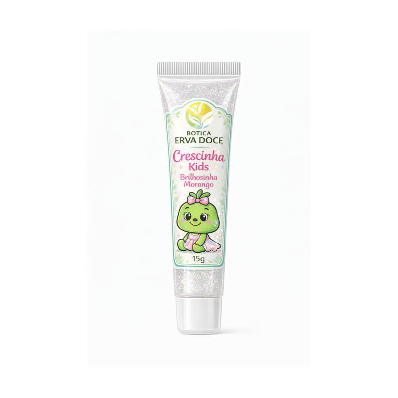 Gloss Labial Brilhosinha Crescinha Kids 15g