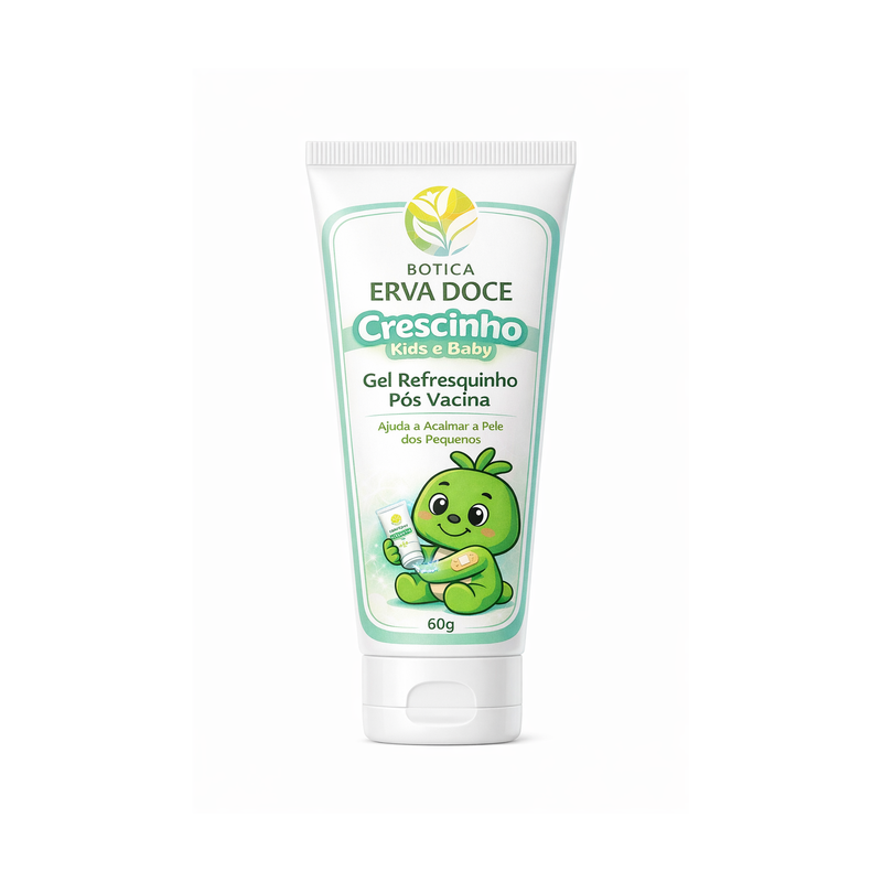 Gel Refresquinho Pós Vacina 60g Crescinho Kids e Baby