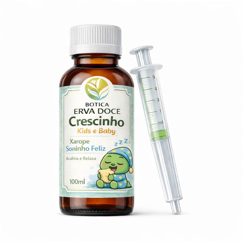 Xarope do Soninho Crescinho Kids 100ml Noites Tranquilas