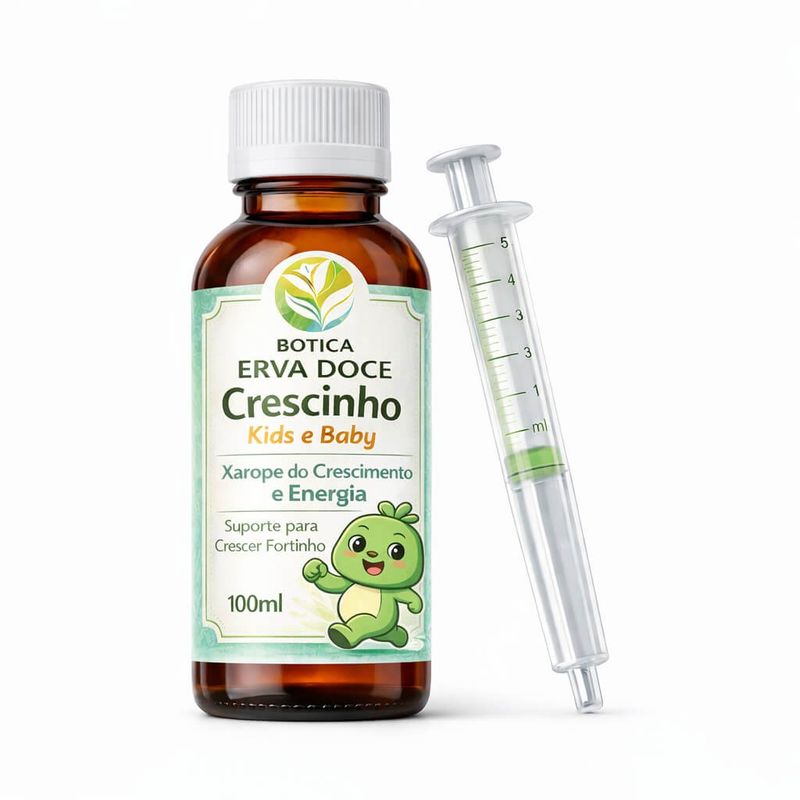 Xarope do Crescimento Crescinho Kids 100ml Multivitaminas