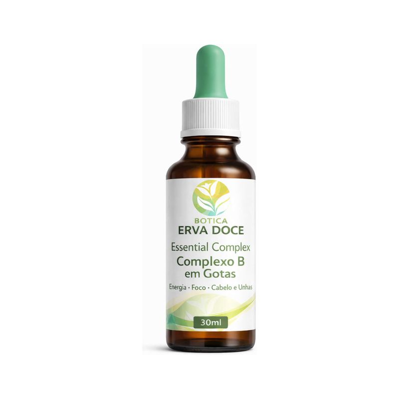 Complexo B Gotas 30mL - Suplemento de Alta Absorção