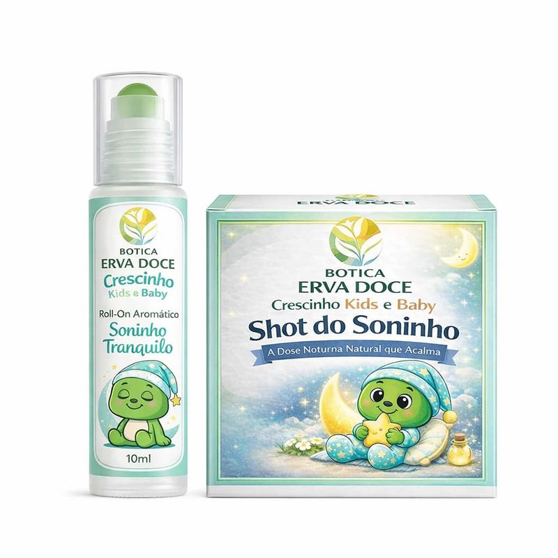 Kit Soninho Feliz e Tranquilo Crescinho: Shot e Roll-on