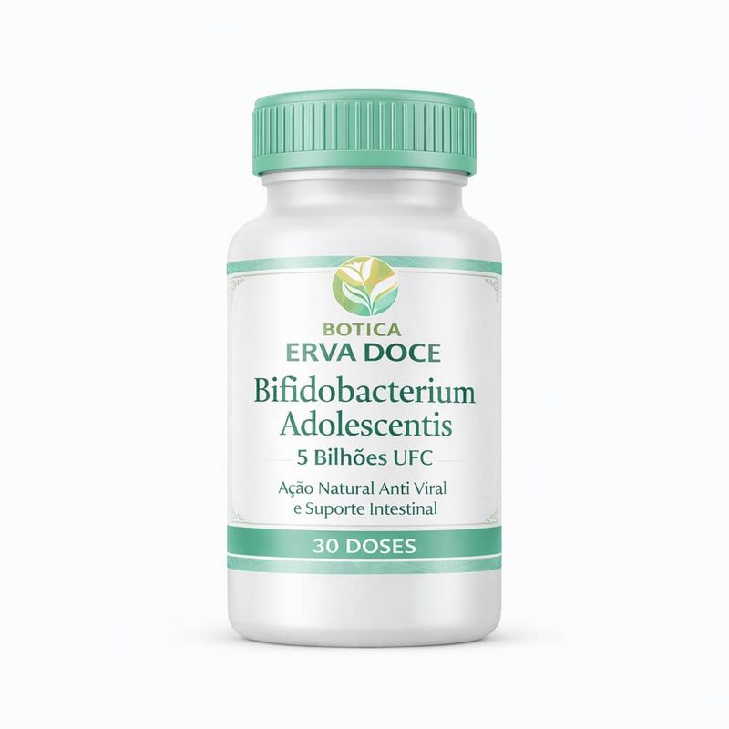 Bifidobacterium Adolescentis 5BiUFC 30 caps Suporte da Flora