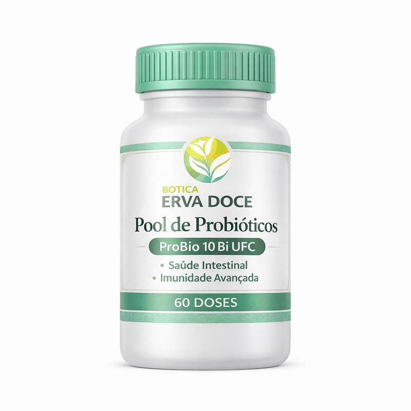 Pool Probiótico 10 Bi UFC 10 Cepas + Inulina com 60 Doses
