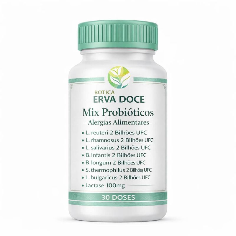 Mix Probioticos Alergias Alimentares 30 Doses