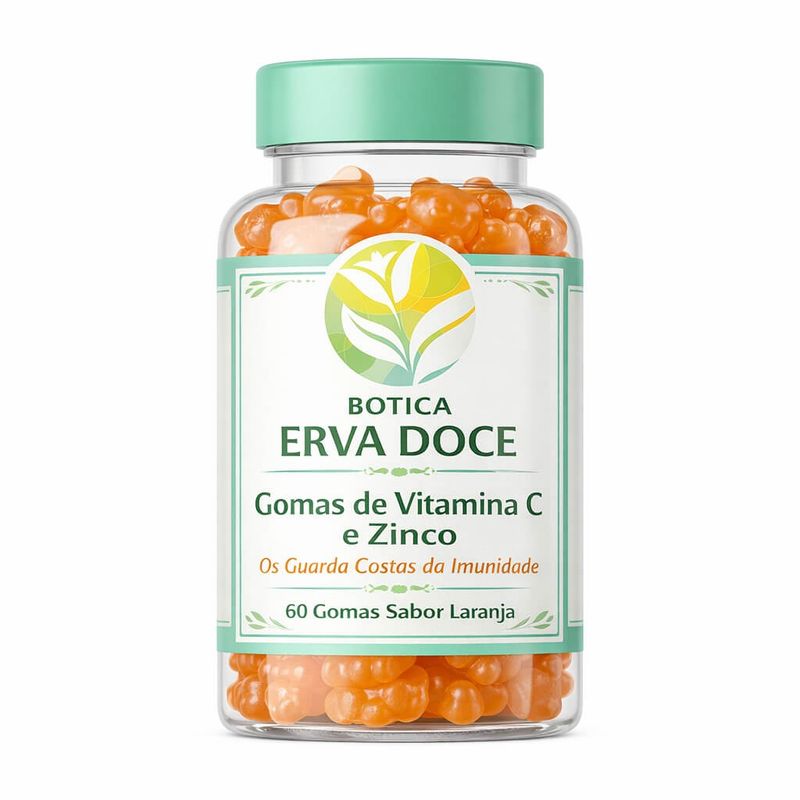 Gummies de  Vitamina C e Zinco 60 und Laranja: Apoio da Imunidade