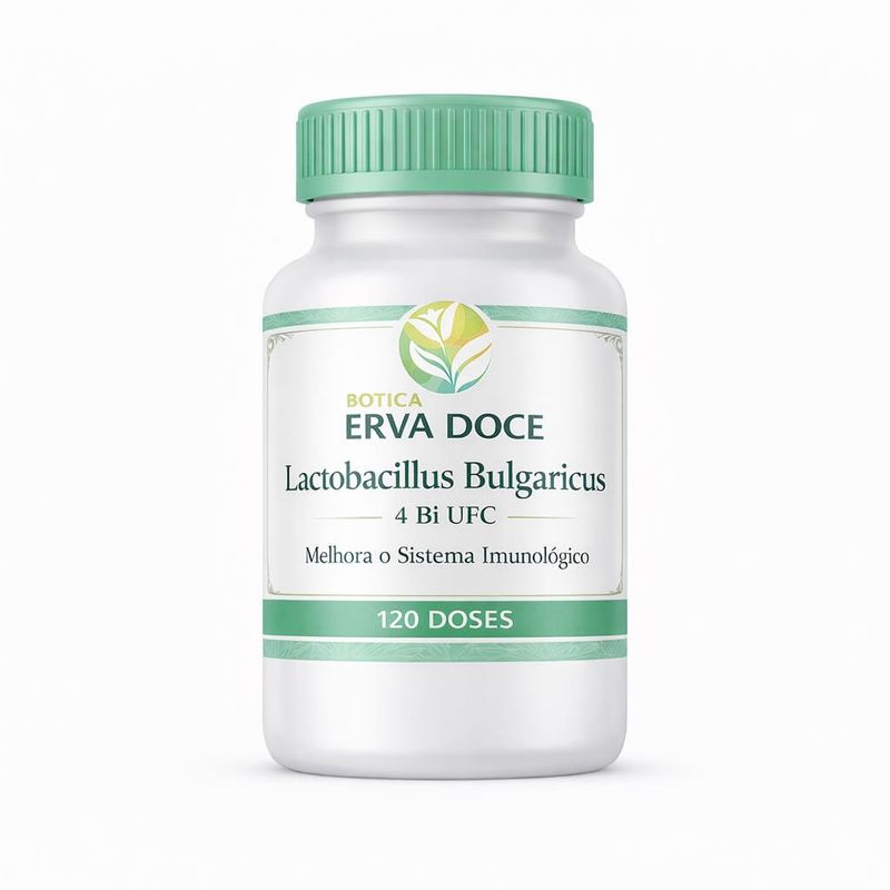 Lactobacillus Bulgaricus 4 Bilhões UFC  120 Doses