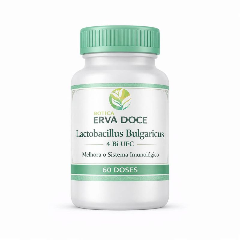 Lactobacillus Bulgaricus 4 Bilhões UFC  60 Doses