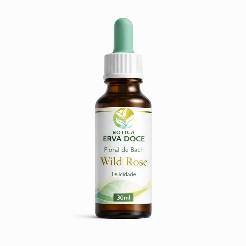 Floral de Bach Wild Rose Felicidade 30ml