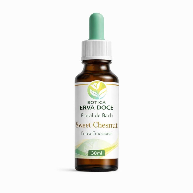 Floral de Bach Sweet Chestnut Força Emocional 30ml
