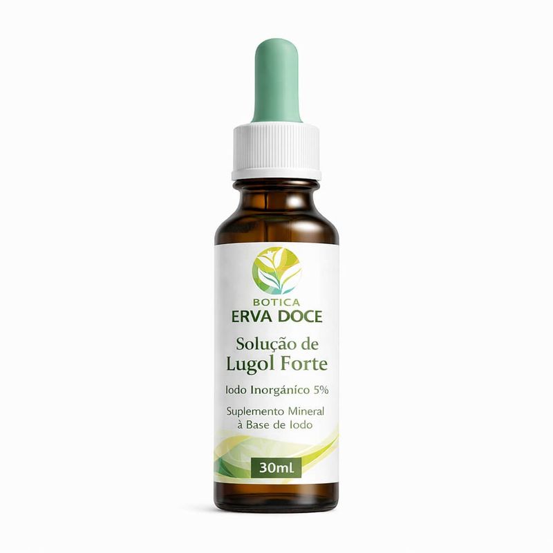 Solução de Lugol Forte Iodo Inorgânico 5% 60mL