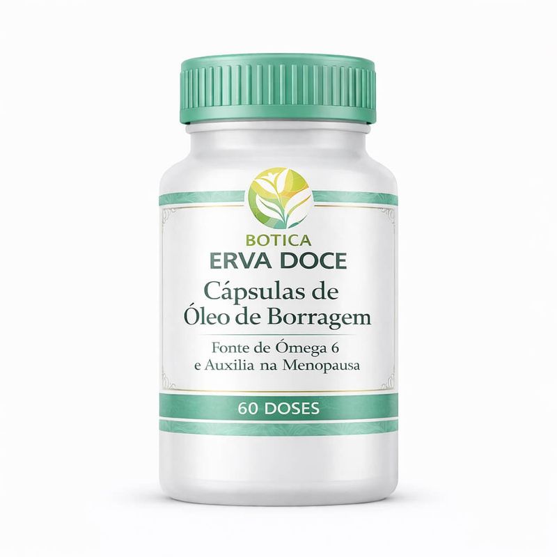 Oleo de Borragem 500mg 60 Doses