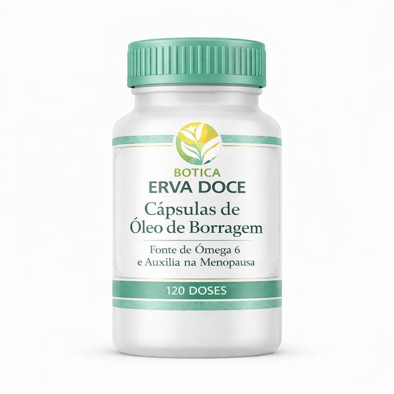 Oleo de Borragem 500mg 120 Doses