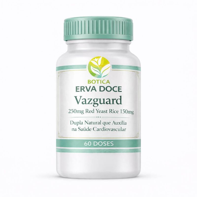 Vazguard 250mg Red Yeast Rice 150mg 60 Doses