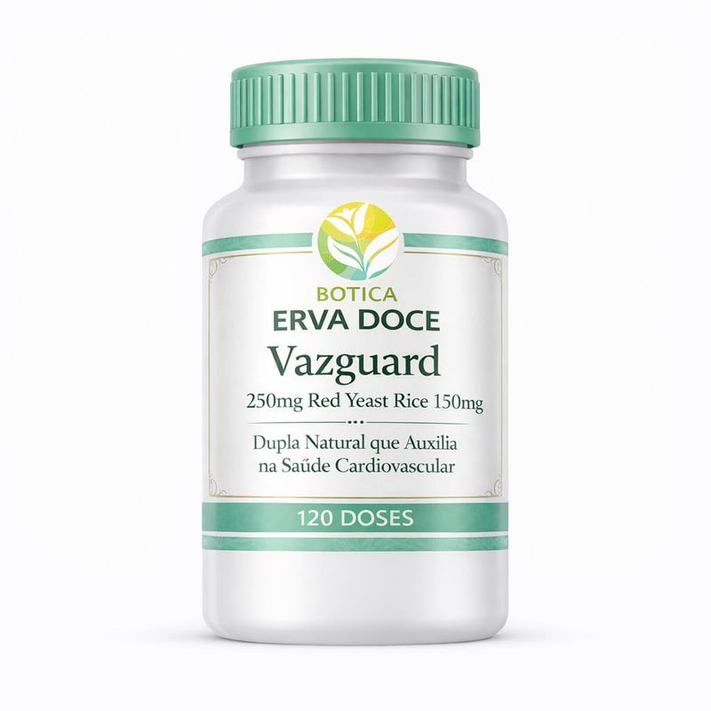 Vazguard 250mg Red Yeast Rice 150mg 120 Doses