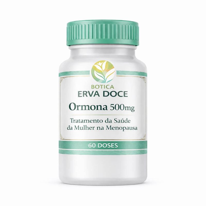 Ormona 500mg   Modulação e Vitalidade para a Longevidade Feminina 60 Doses