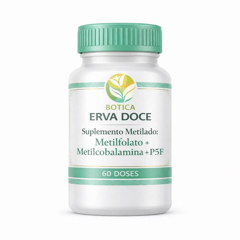 Suplemento Metilado Premium: Complexo B em Formas Ativas 60 Doses
