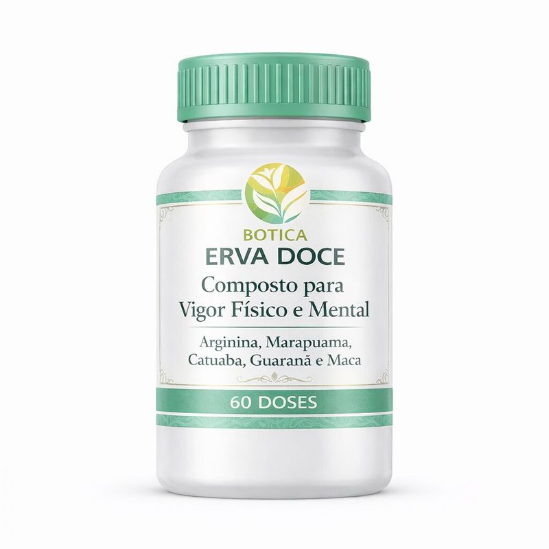  Composto de Vigor e Performance Masculina 60 Doses
