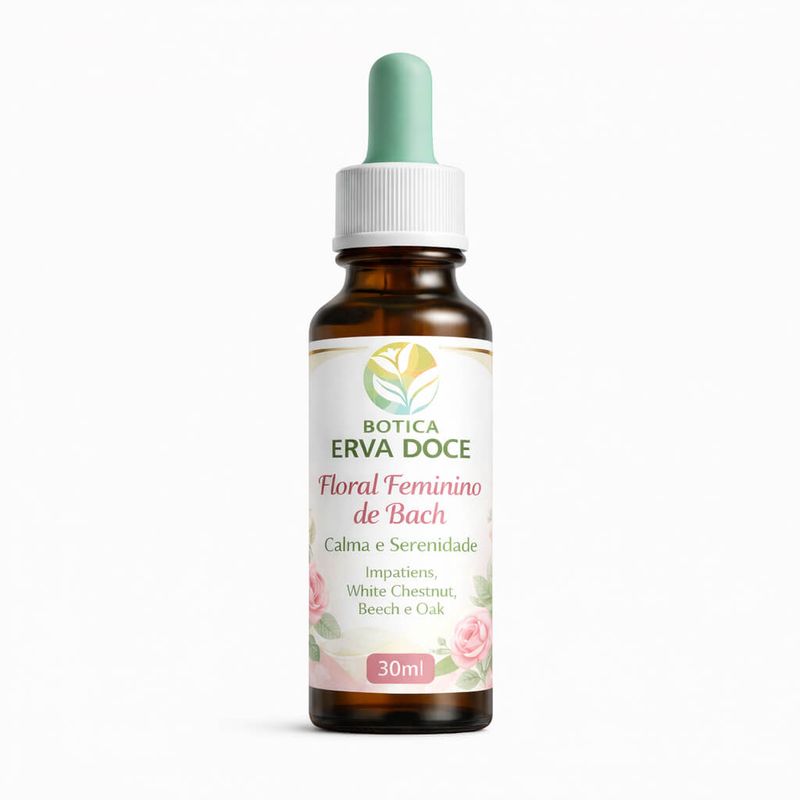 Floral Feminino de Bach Calma e Serenidade Diária 30ml