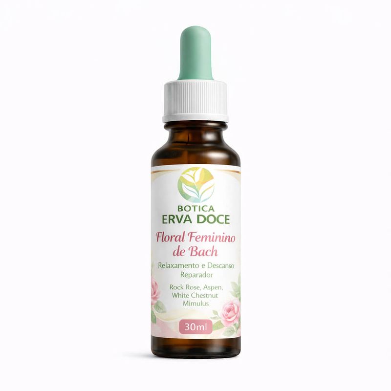 Floral Feminino Bach Relaxamento e Descanso Reparador 30ml