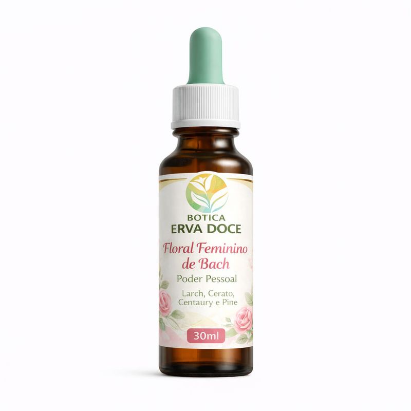 Floral Feminino de Bach Segurança e Poder Pessoal 30ml