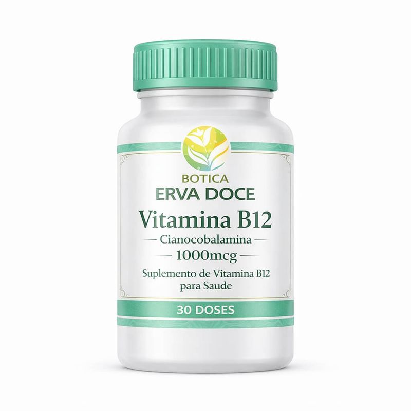 Vitamina B12 Cianocobalamina 1000mcg 30 doses