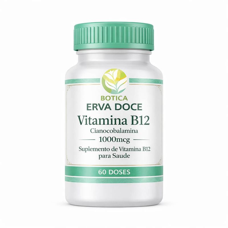 Vitamina B12 Cianocobalamina 1000mcg 60 doses