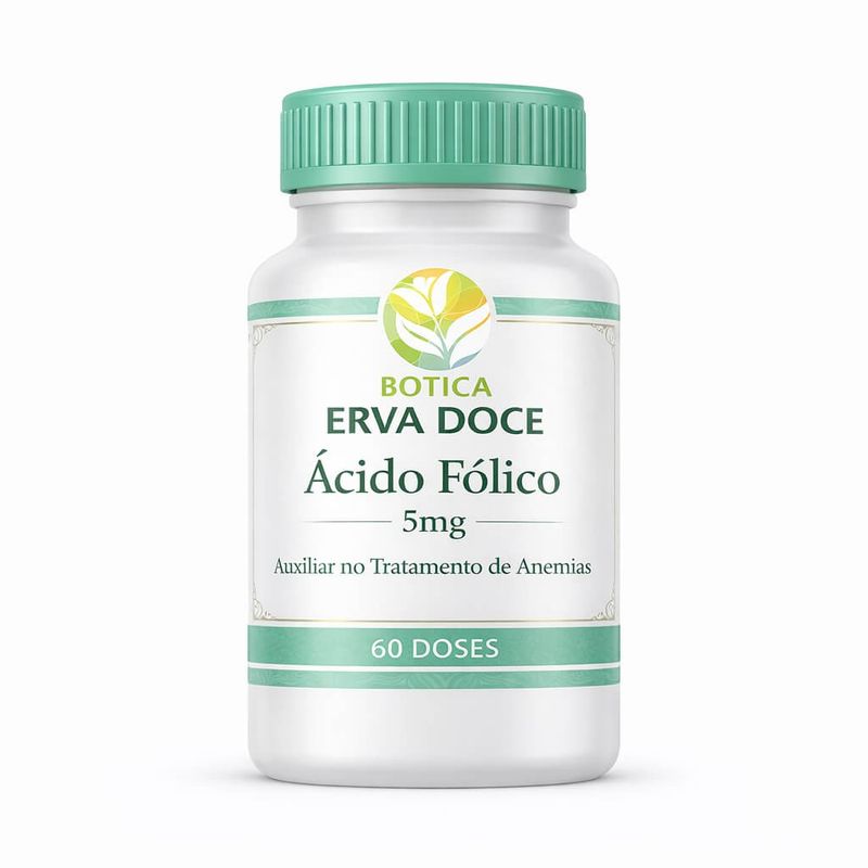 Acido Folico 5mg 60 cápsulas
